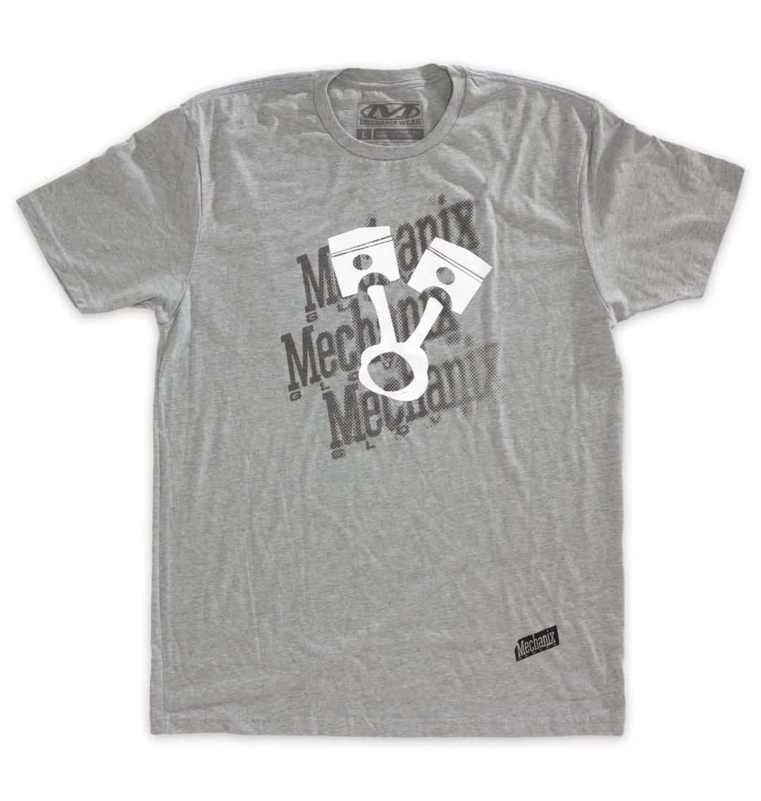 V8 T-Shirt Heathered Grey