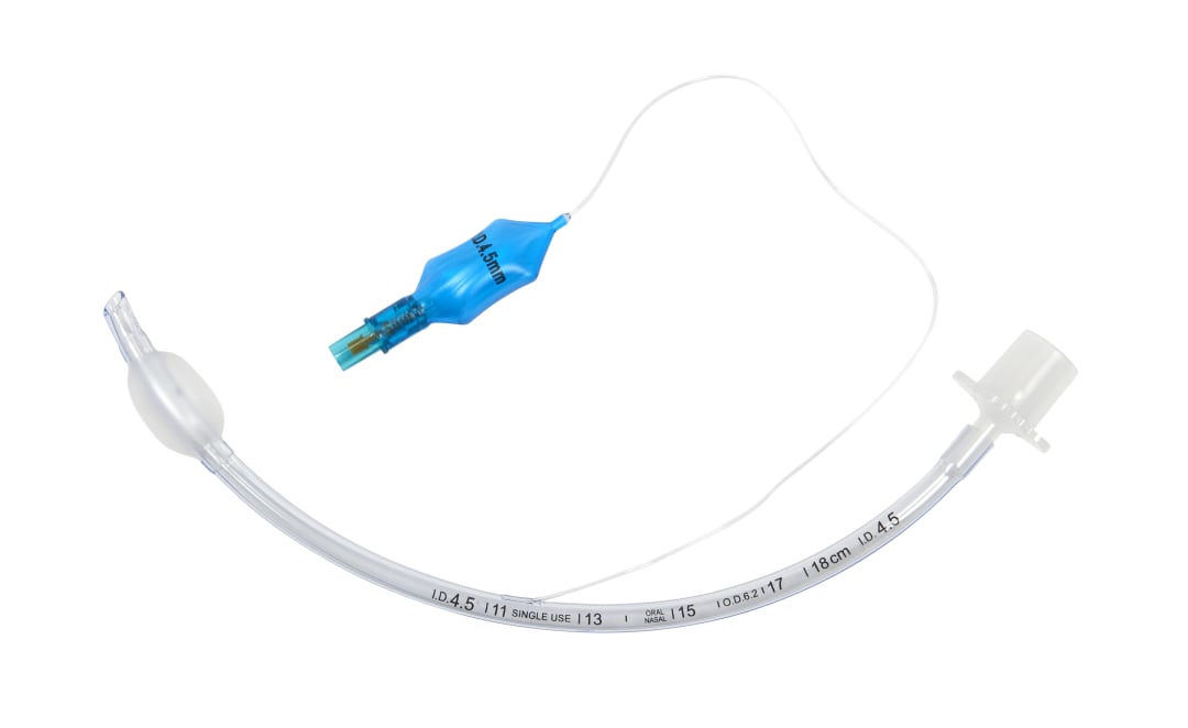 KRUUSE PVC Endotracheal Tube with Cuff, 8.5mm, Sterile