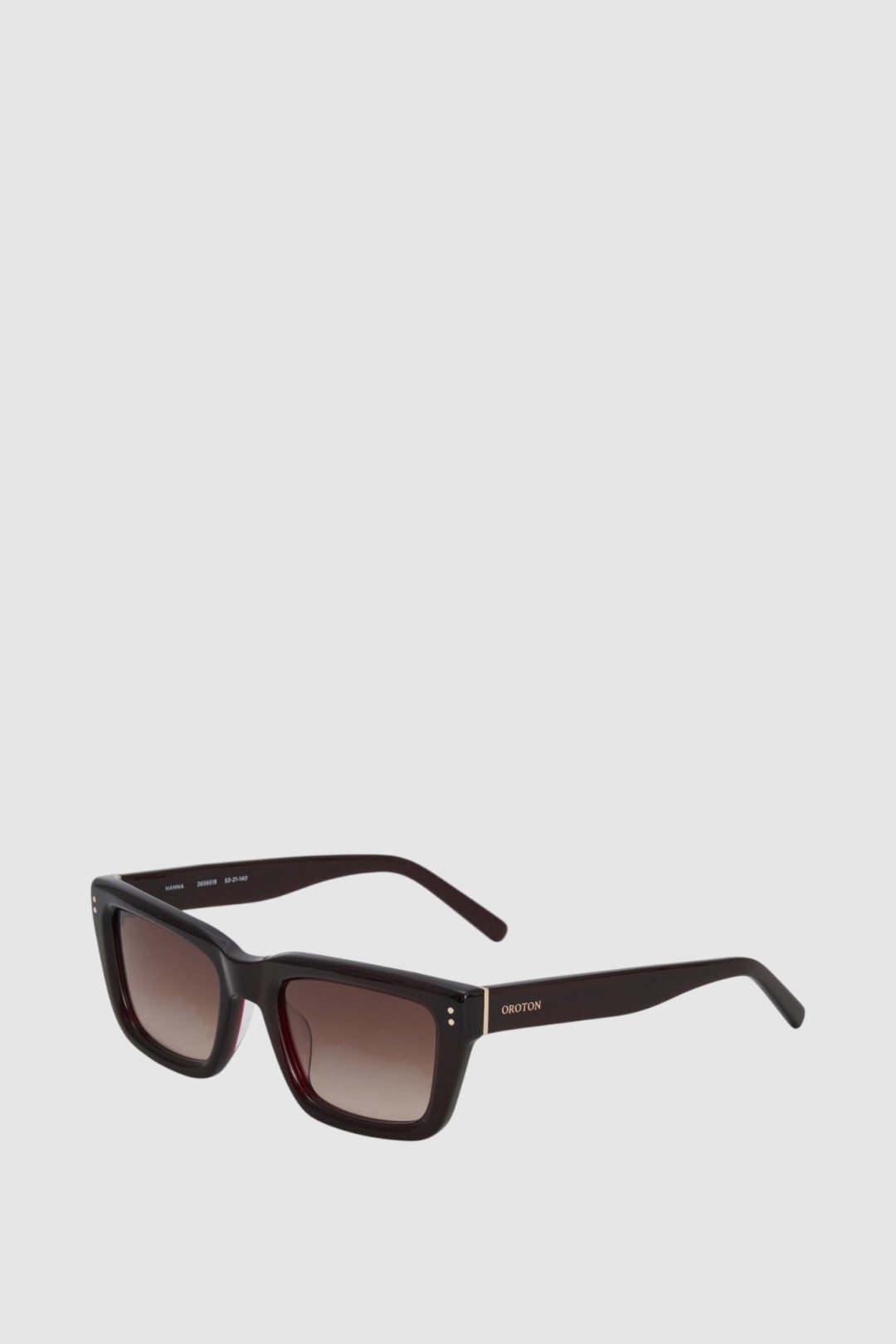Hanna Brown Gradient Sunglasses