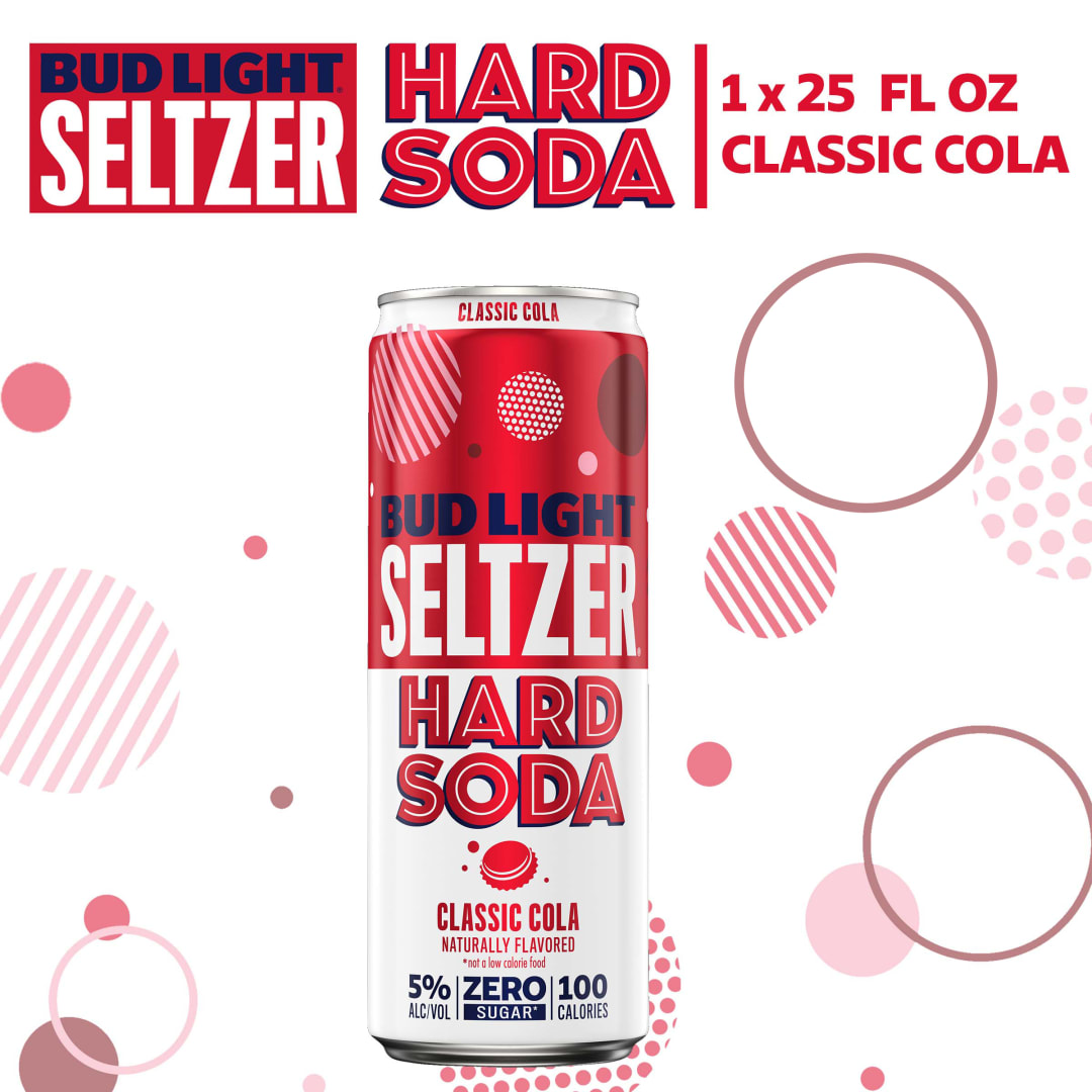 Bud Light Seltzer Classic Cola Hard Soda 25 fl oz