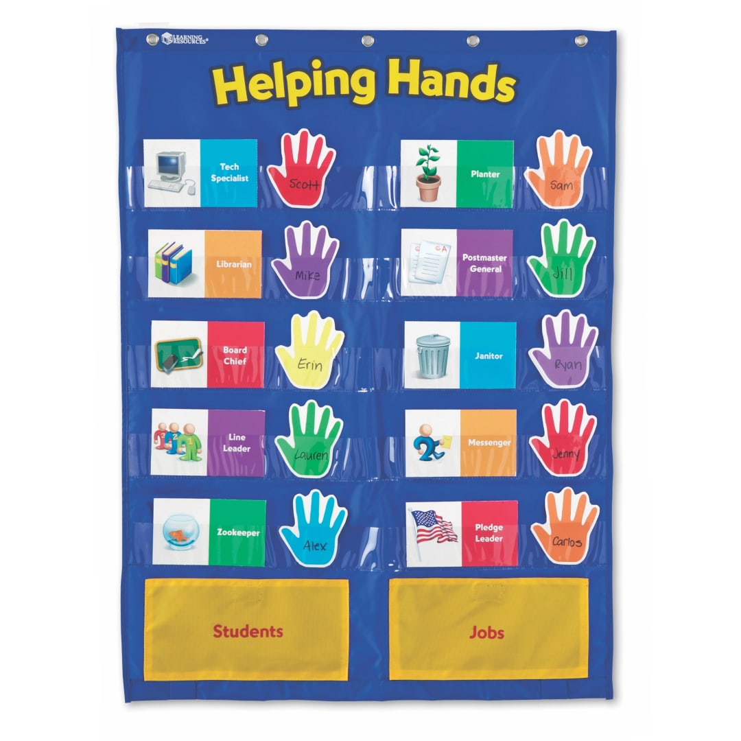 HELPING HANDS POCKET CHART