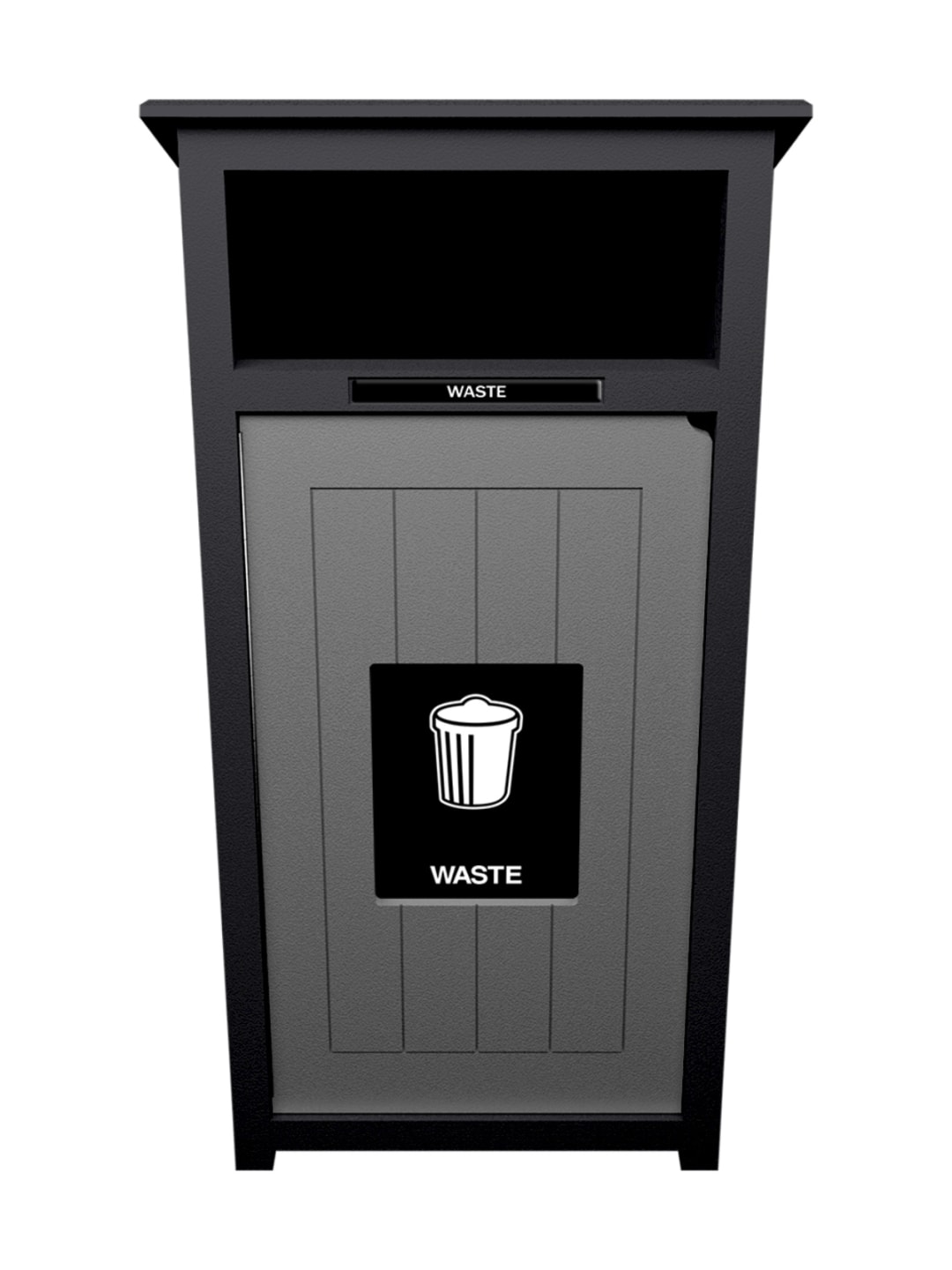  AURA - Single - Unit - Waste - Full - Black-Grey