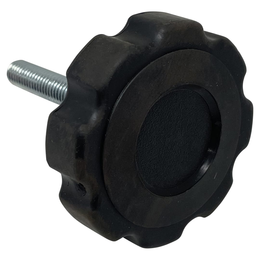Wastebuilt® Replacement for New Way Knob .375-16X2 Rubber Grip