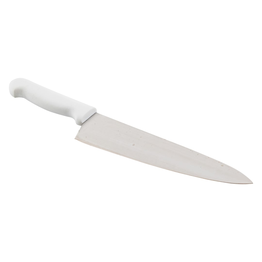 CUT-10CKWH - KNIFE WIDE COOKS 10" WH HDL