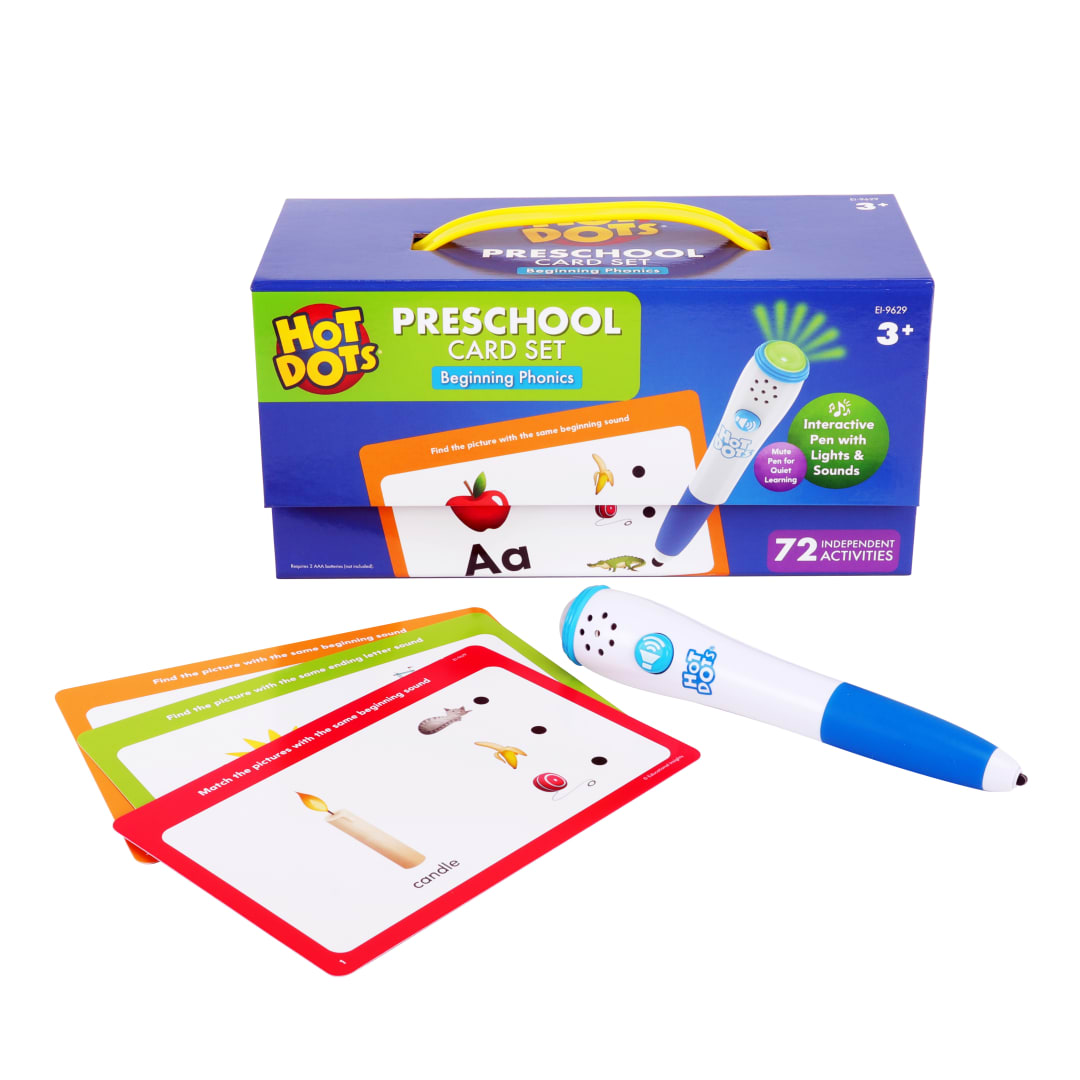 HOT DOTS BEGINNING PHONICS SET WITH PEN