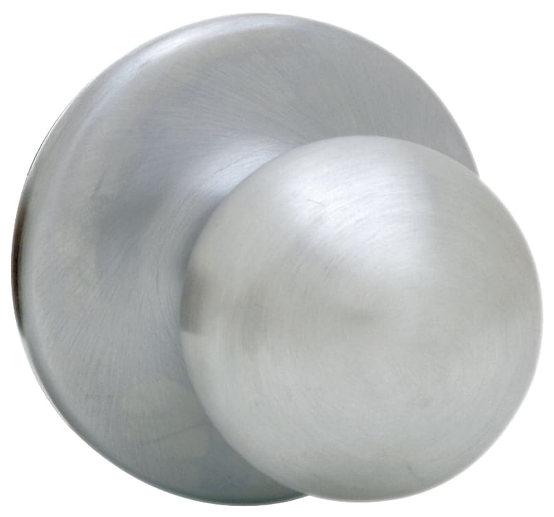 Yukon Hall/Closet Knob in Satin Chrome