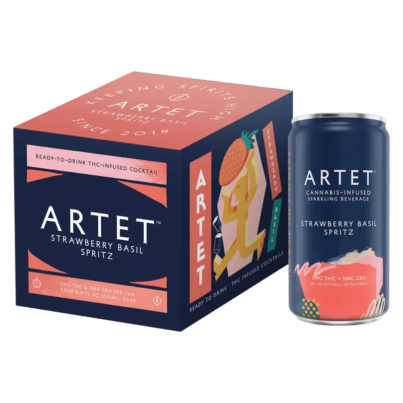 Artet Spritz Strawberry Bas Thc 5MG Can 6/4 12Z
