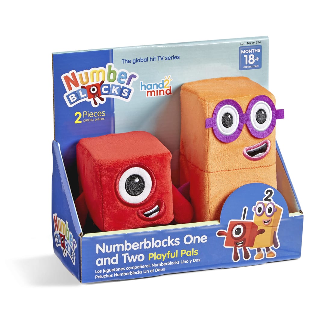 NUMBERBLOCK 1 AND 2 PLAYFUL PALS PLUSH