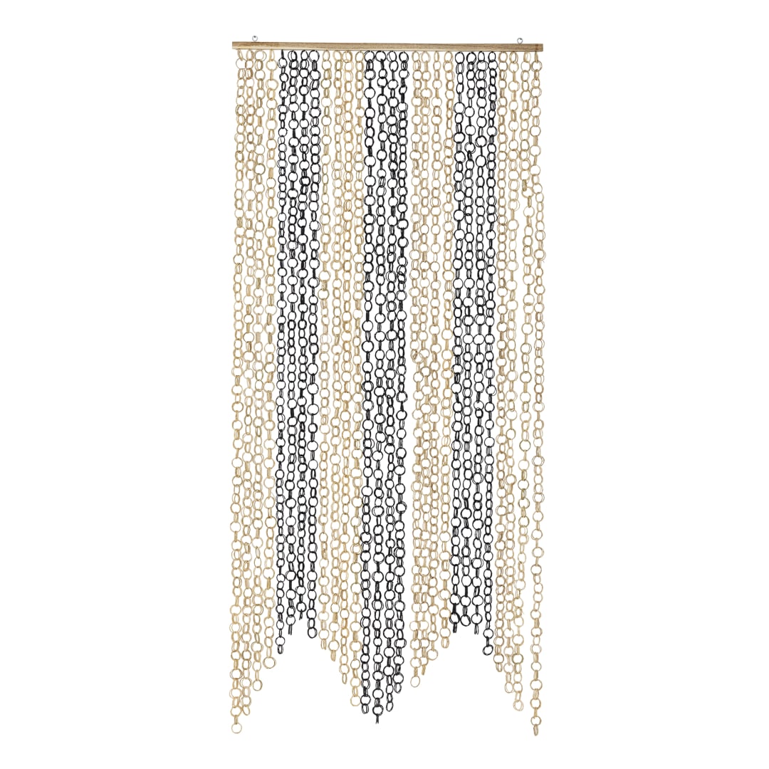 82065276 - Loopi Curtain, Black, Bamboo STOCK: 133