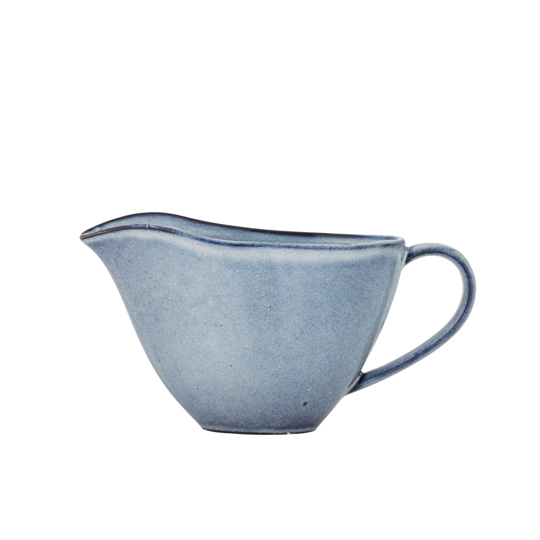 82068736 - Sandrine Gravy Boat, Blue, Stoneware STOCK: 130