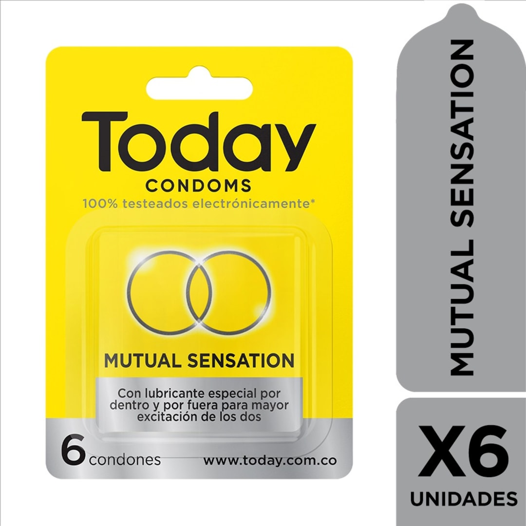 Today Condoms Mutual Sensation x6 und