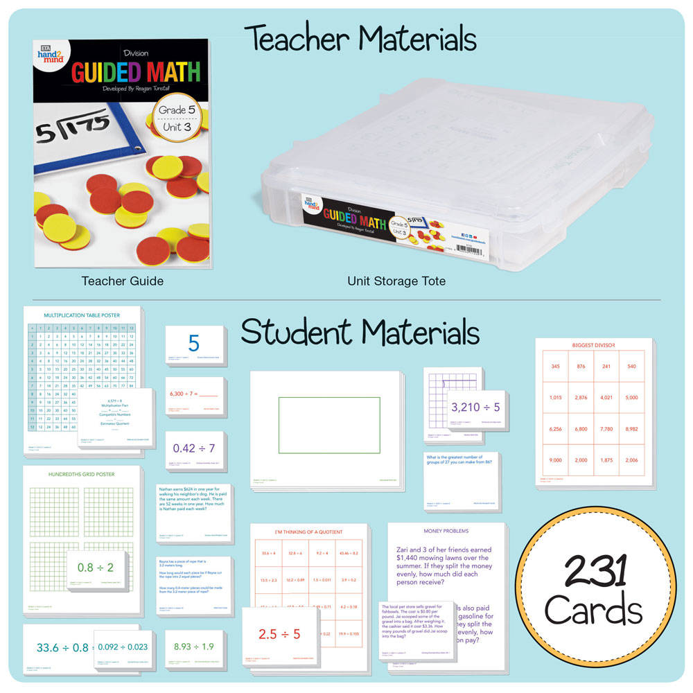 GUIDED MATH KIT, DIVISION G5U3