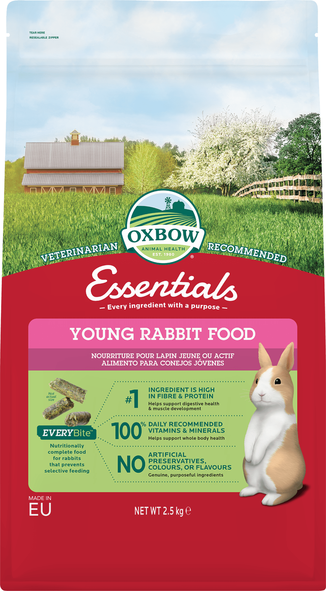 Oxbow Essentials Young Rabbit - 2.5kg