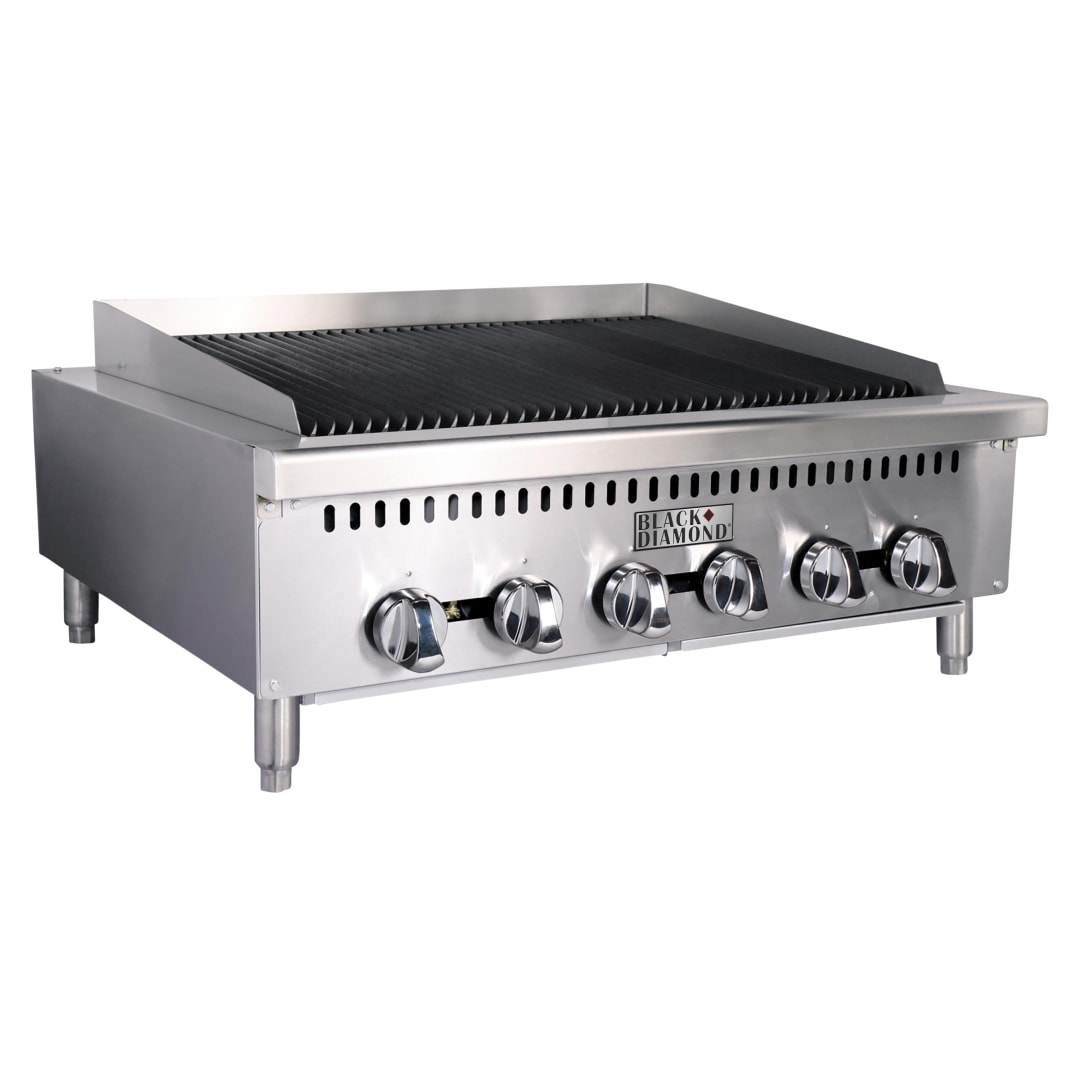 BDCTC-36 - BD,HD Radiant Charbroiler,6 BR 120K NG