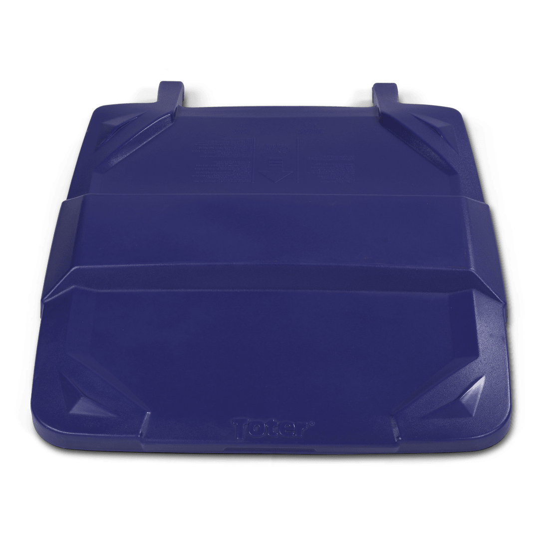 96 Gal. Single Wall Replacement Lid Kit - Blue