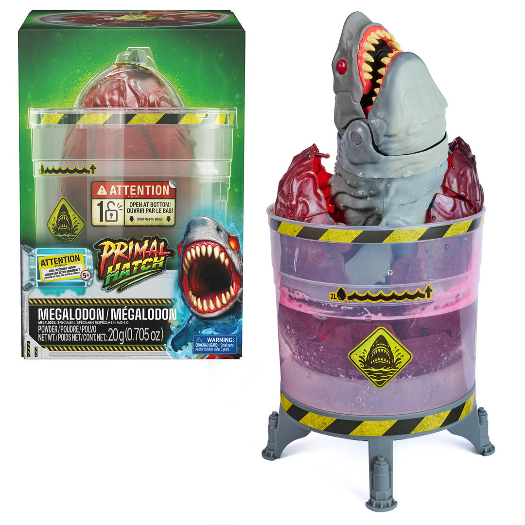 Primal Hatch Megalodon Hatching Shark Egg Interactive Toy