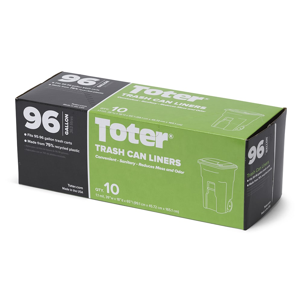 96 Gal. Trash Can Bags - 10 Bag Roll