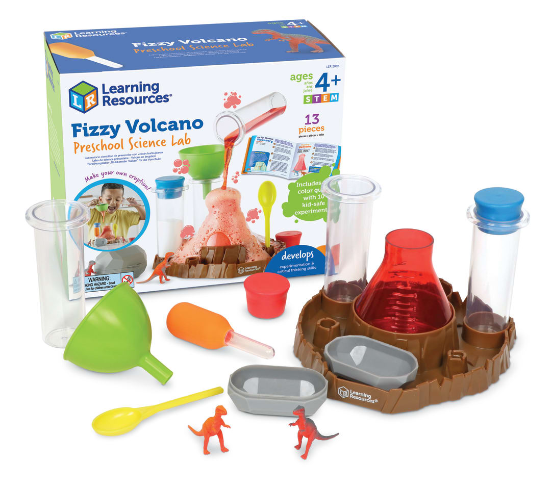 Fizzy Volcano Preschool Lab