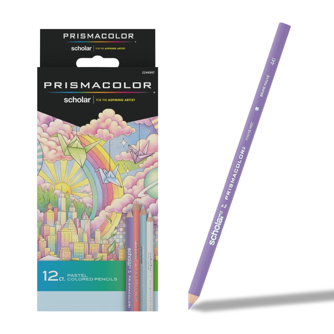 12CT PRSMCLR SCHOLAR PASTEL SRP