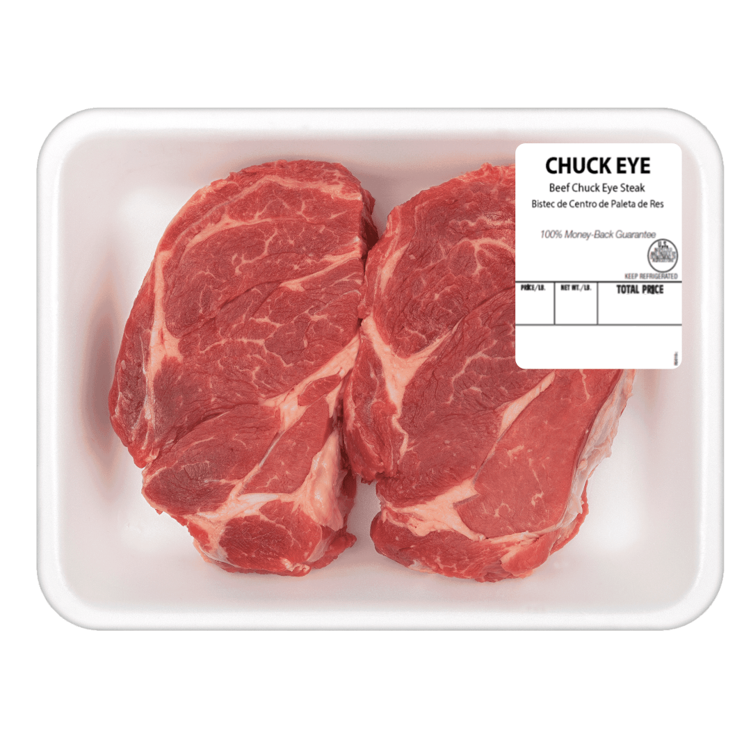 Beef Chuck Eye Steak, 0.93 lb (Avg Weight)