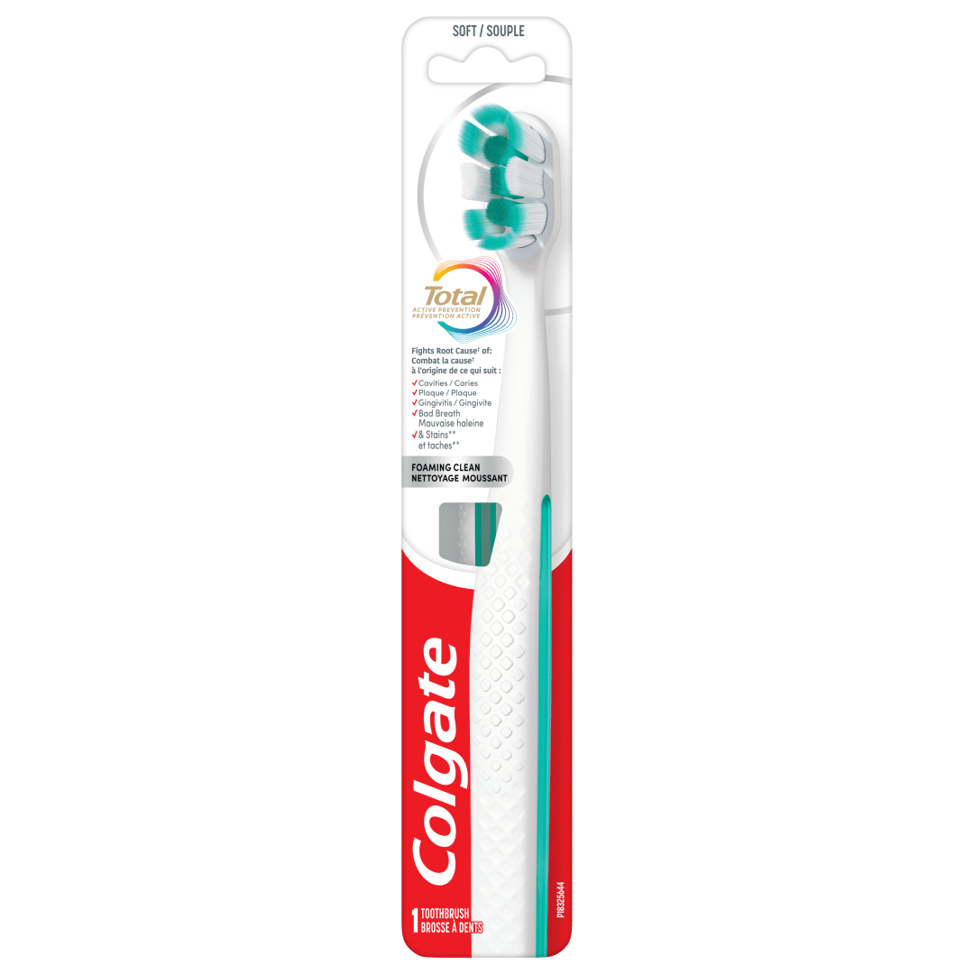 Colgate Total Active Prevention Foaming Clean Soft Toothbrush