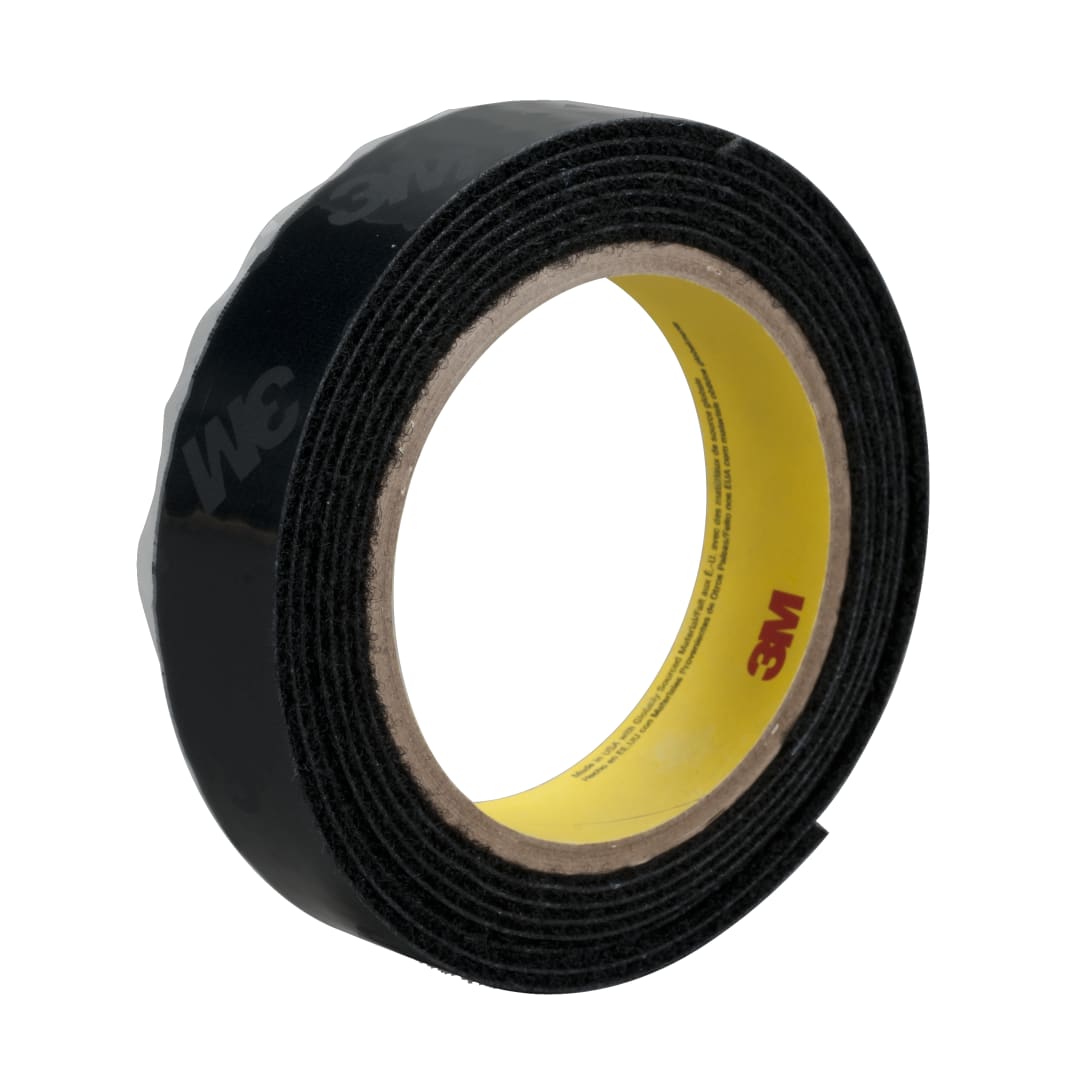 3M™ İlmekli Cırt Cırt Bant SJ3571, Siyah, 15 mm  x 45.7 m, 3.8 mm