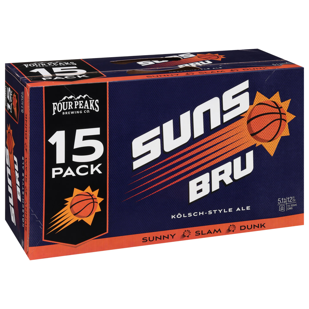 Four Peaks Brewing Kolsch-Style Ale Suns Bru Beer 15 - 12 fl oz Cans
