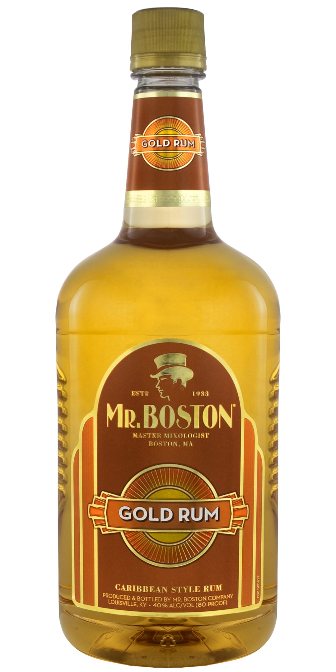 Mr. Boston Caribbean Style Gold Rum 1.75l 80 Proof