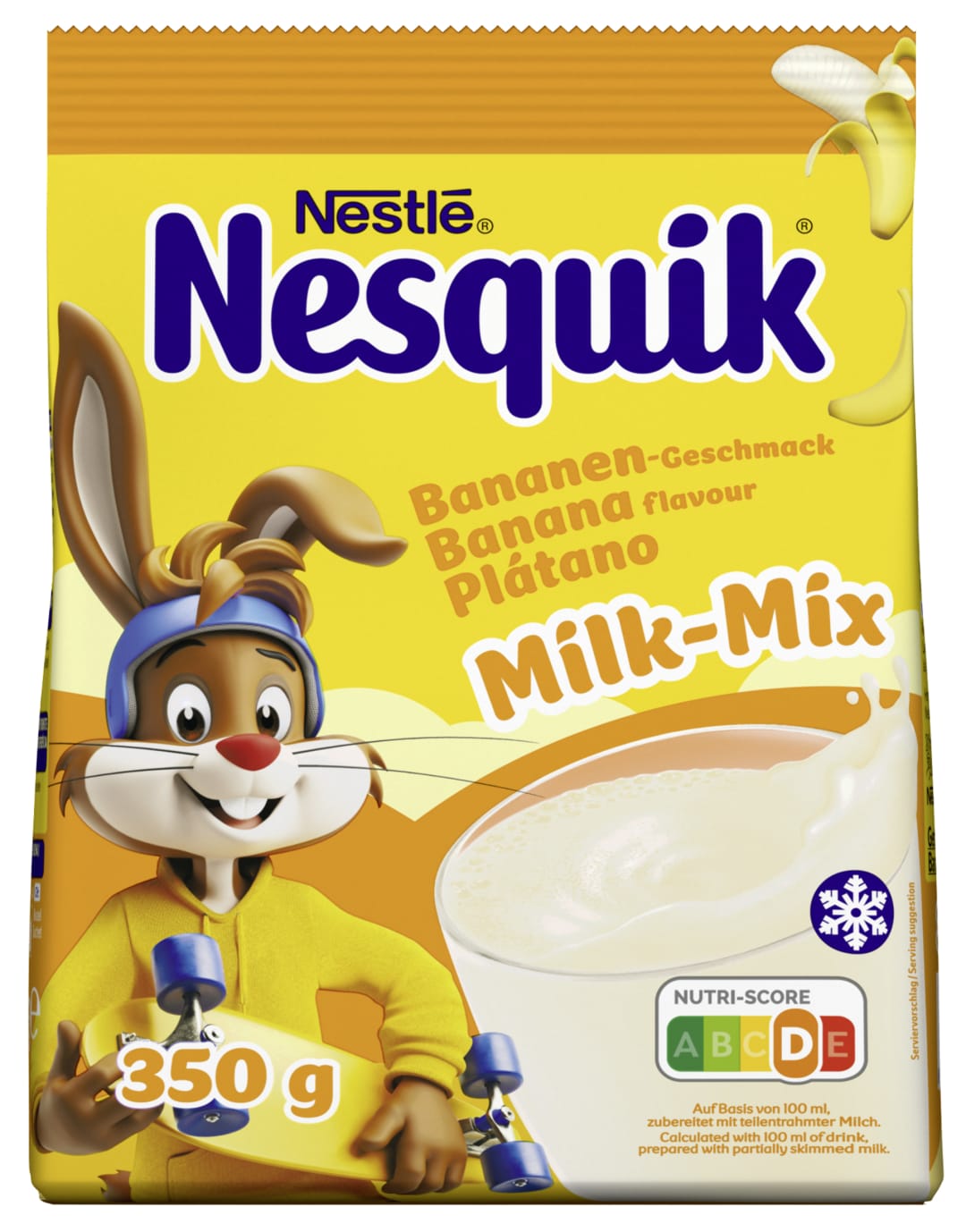 NESTLE NESQUIK Fruchtmilch Banane Beutel 350g
