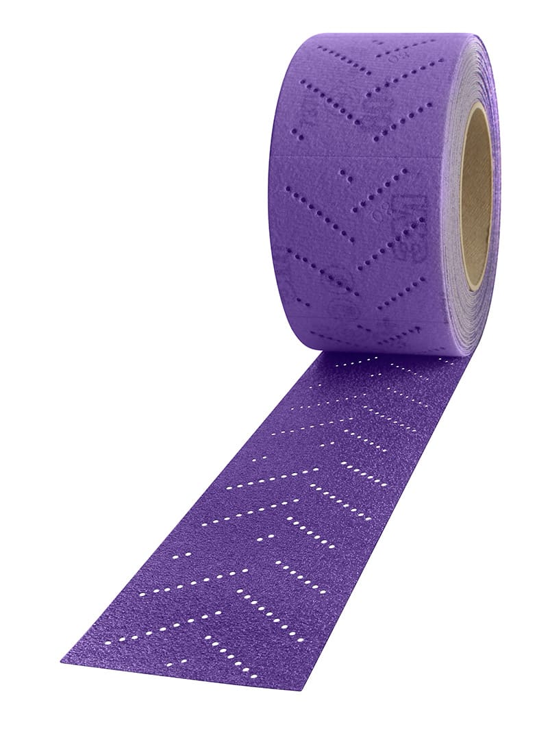 3M™ Cubitron™ II Hookit™ Brúsny hárok na čisté brúsenie na rolke 737U, 80 mm × 12 m, viacotvorový, 80+, 35501