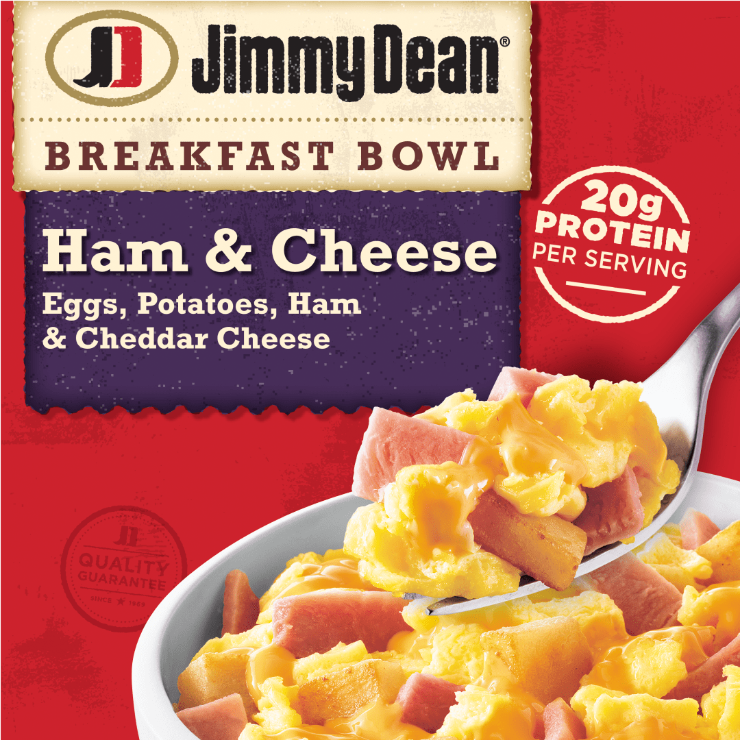 Jimmy Dean Breakfast Bowl, Ham, Frozen, 7 oz Bowl