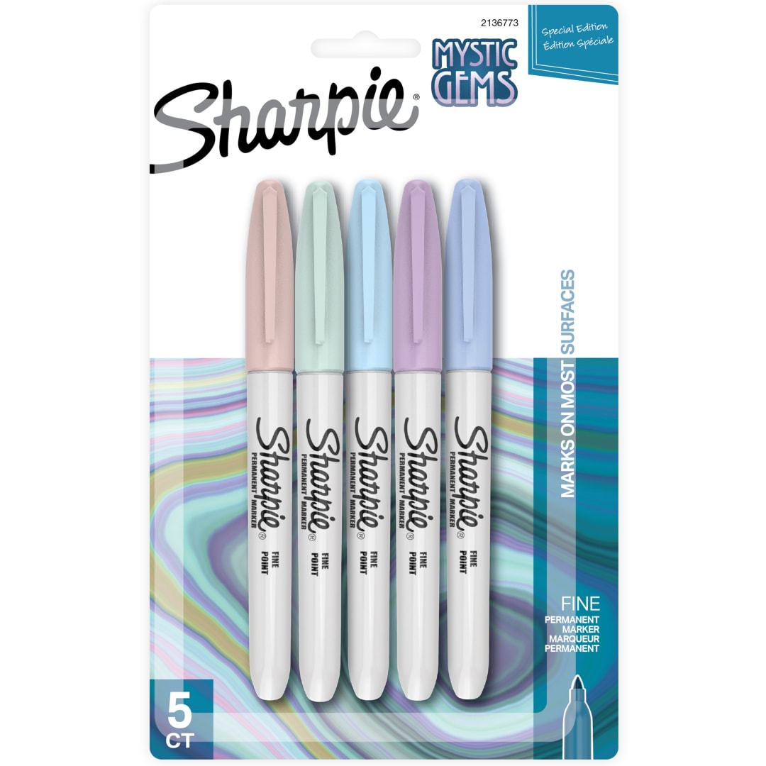 SHARPIE FN PERM MYSTIC GEMS 5CT