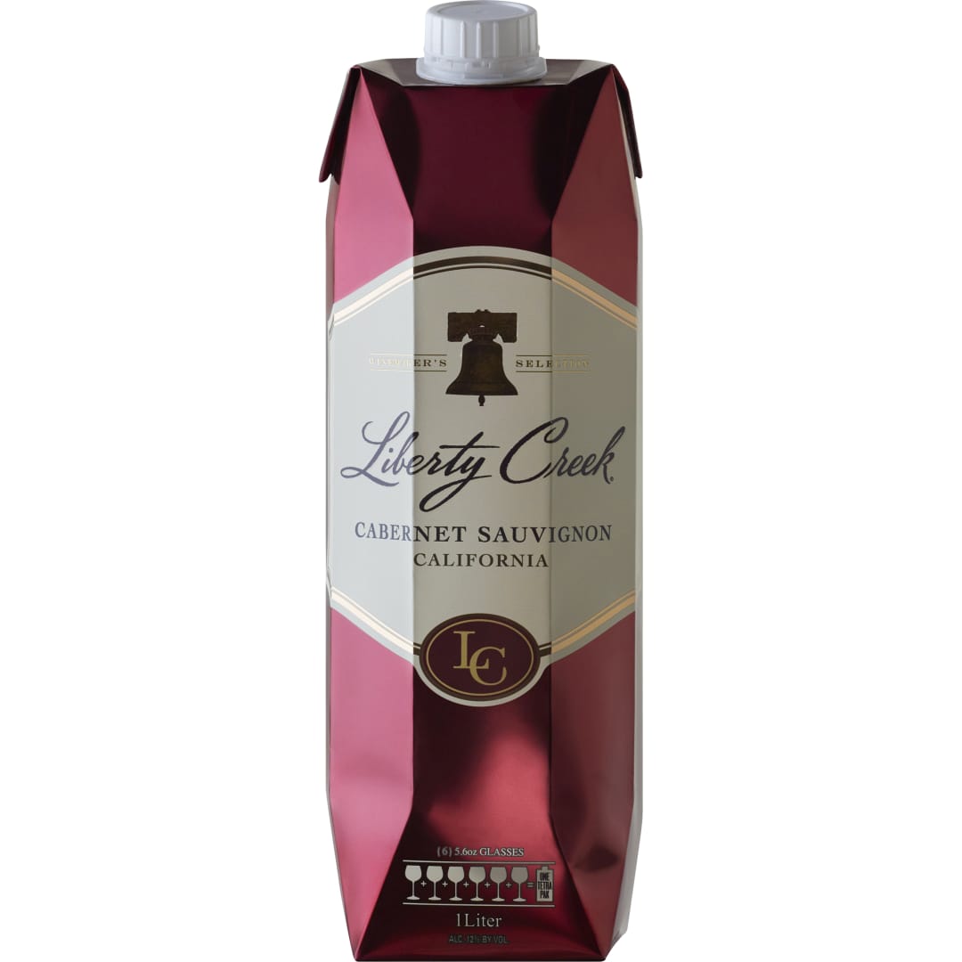 Liberty Creek Vineyards Cabernet Sauvignon Red Wine Tetra 1L