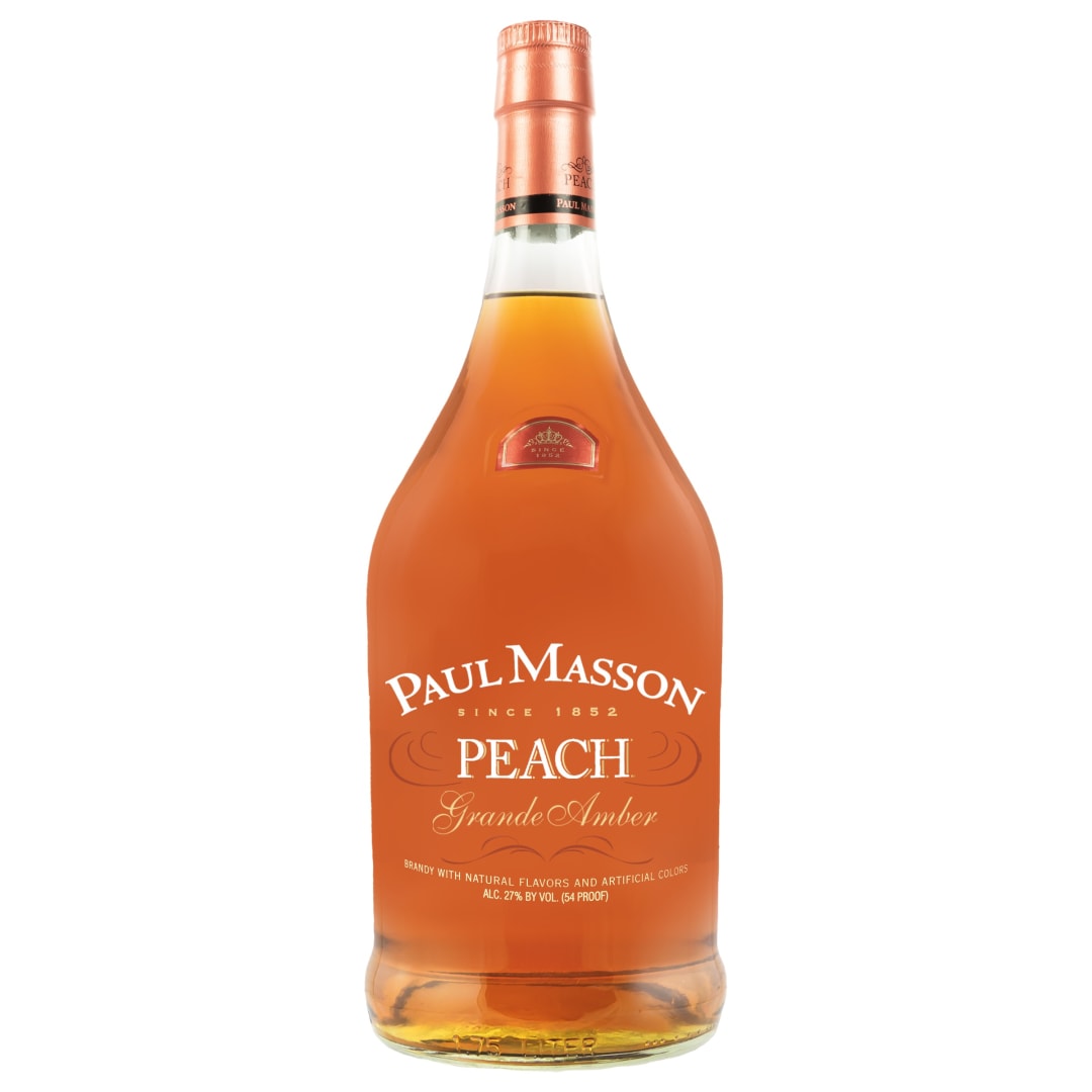 Paul Masson Peach Brandy 1.75l 54 Proof