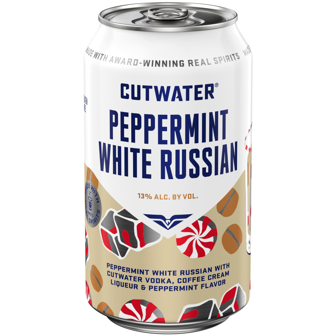 Cutwater Vodka Peppermint White Russian 12 fl oz Single Can