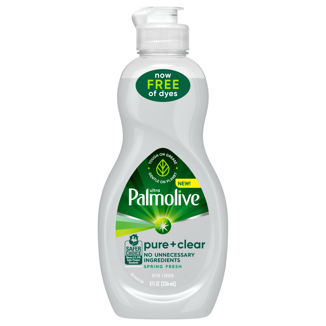 Palmolive Ultra Dishwashing Liquid Dish Soap, Pure + Clear Spring Fresh - 8 Fluid Ounce