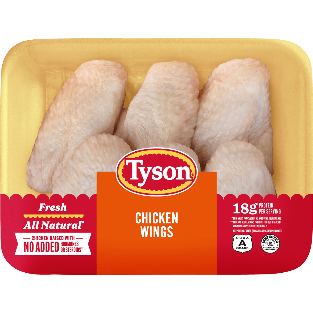 Tyson® All Natural Fresh Chicken Wings, 1.9 lb.