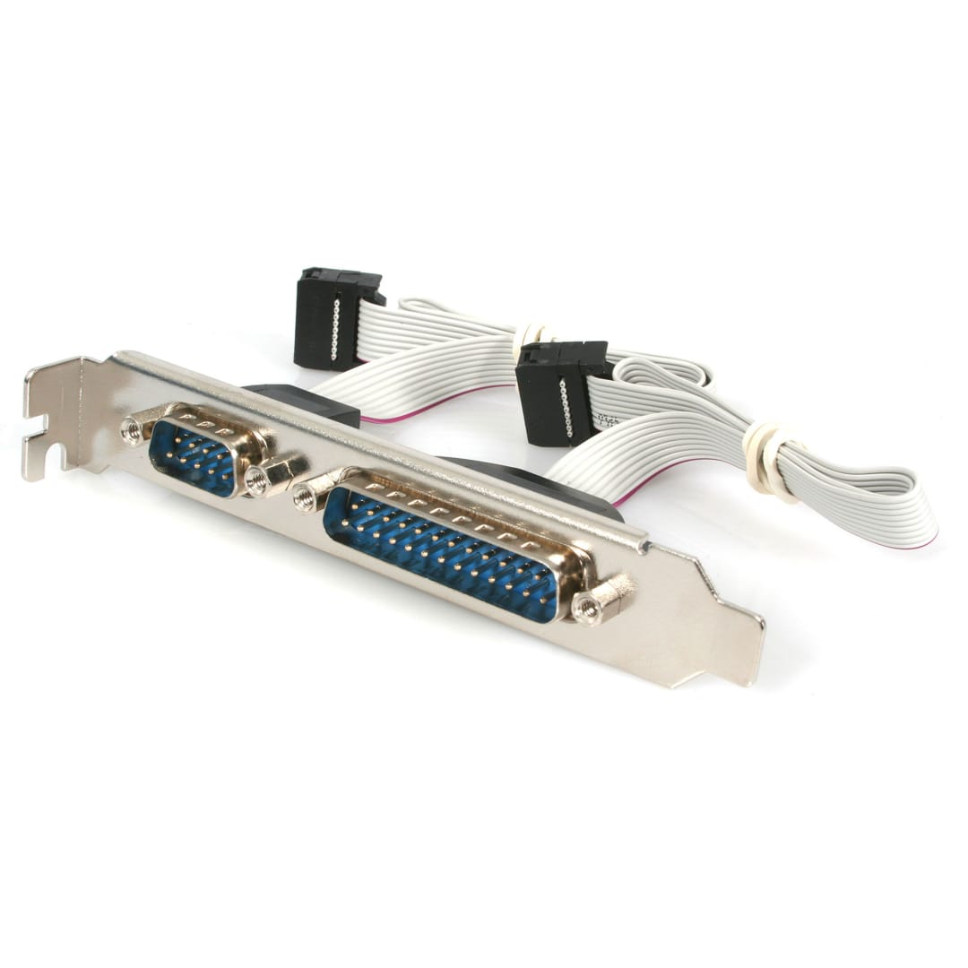 9 PIN SERIAL AND 25 PIN PARALLEL PLATE