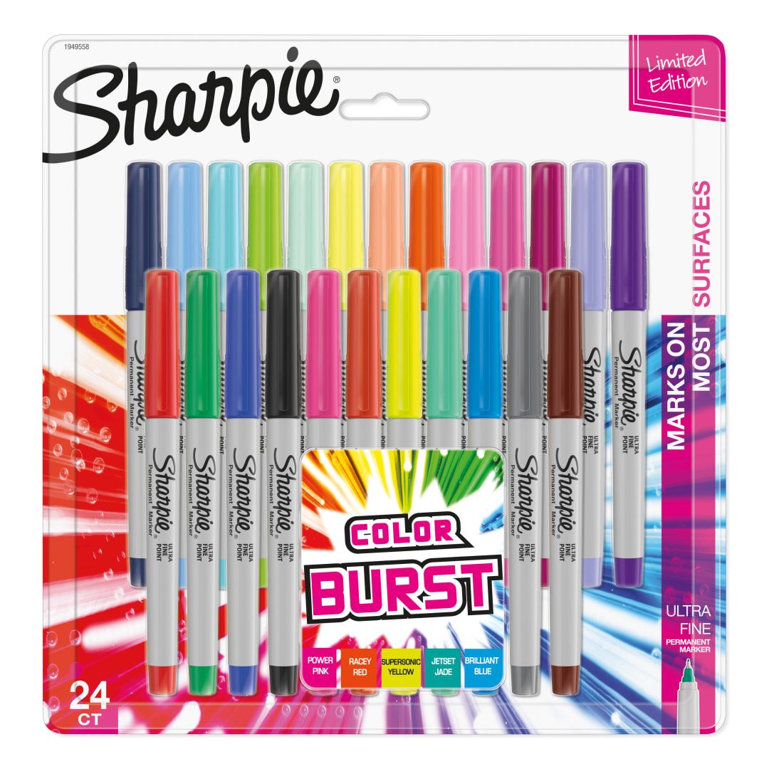 SHARPIE ULTRA FINE COLOR BURST 24CD