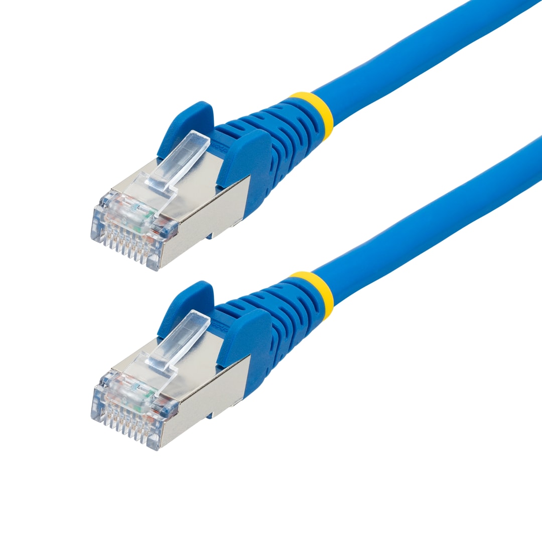 30ft Blue CAT6A S FTP Snagless Patch cable LSZH