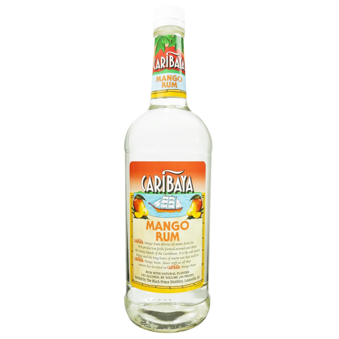 Caribaya Rum Mango 1l 48 Proof