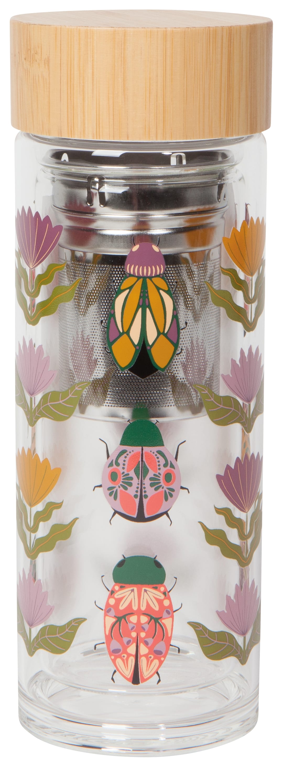 Amulet Glass Tea Infuser Bottle