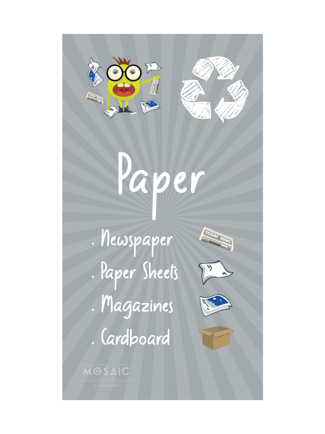 MOSAIC - Junior Body Sign - Junior - Paper - Grey