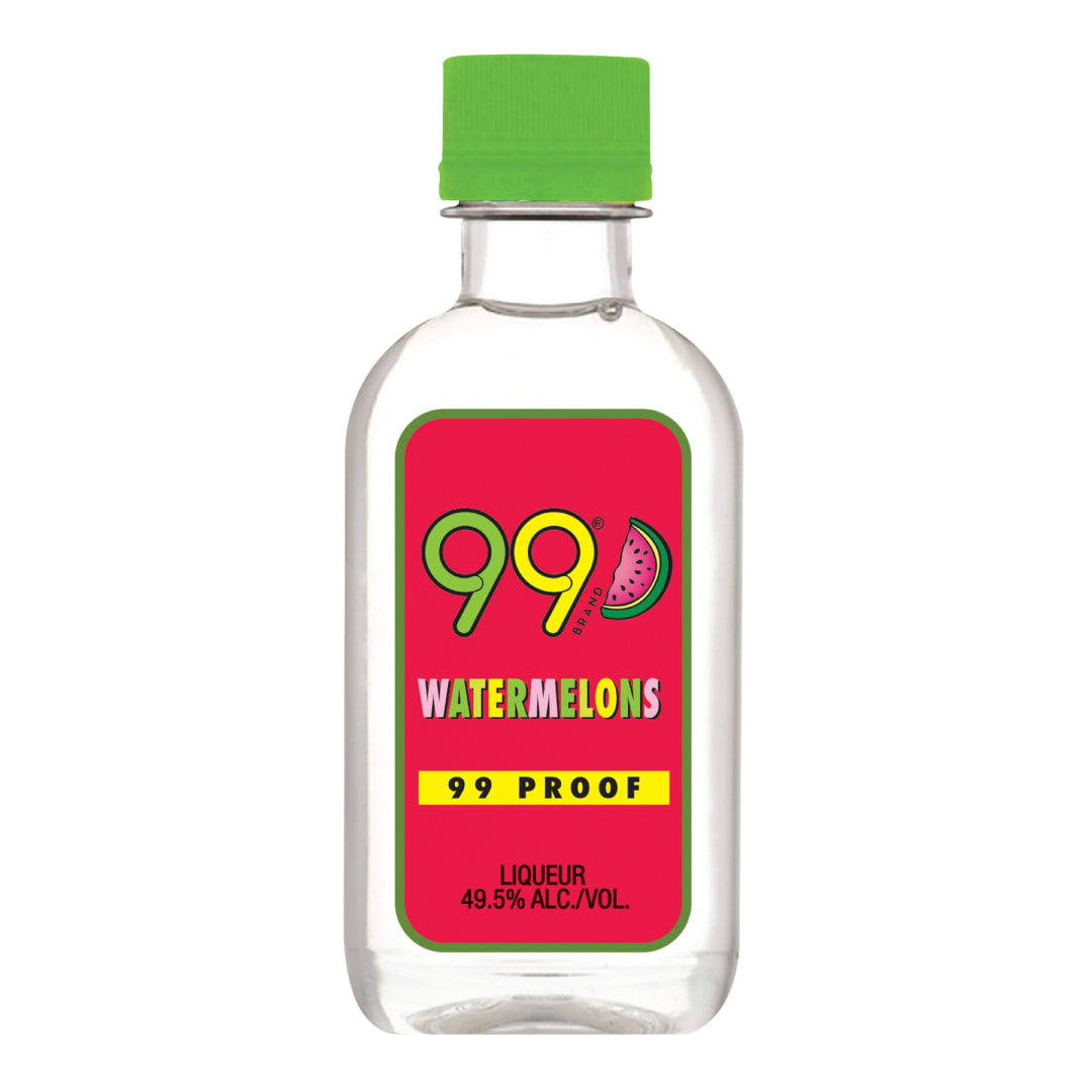 99 Schnapps Watermelons Plastic 48B 100ML