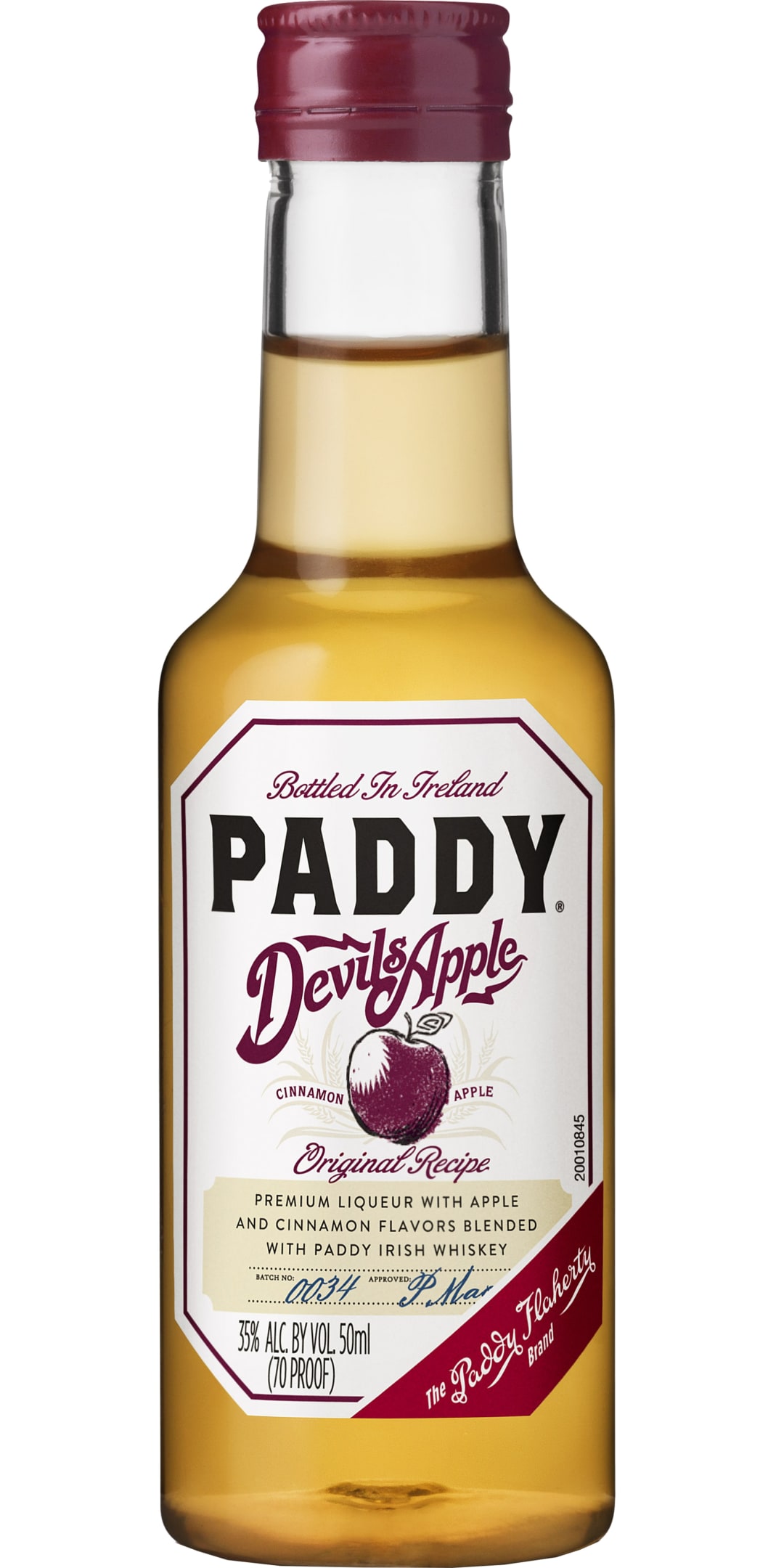 Paddy Devil Apple Irish Whiskey 50ml 70 Proof