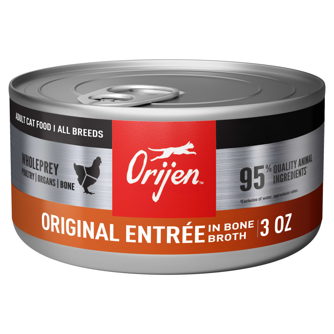 ORIJEN Premium Pate Wet Cat Food in Bone Broth Original Entrée