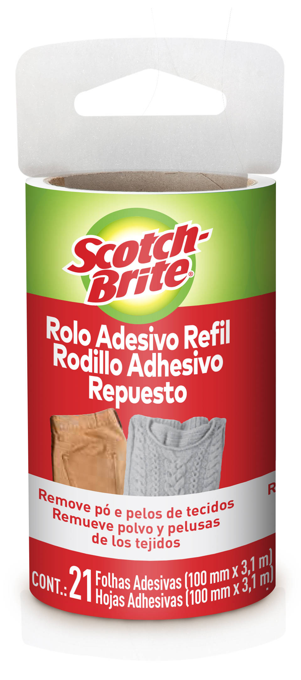 Refil Rolo Adesivo Scotch-Brite™, 21 folhas