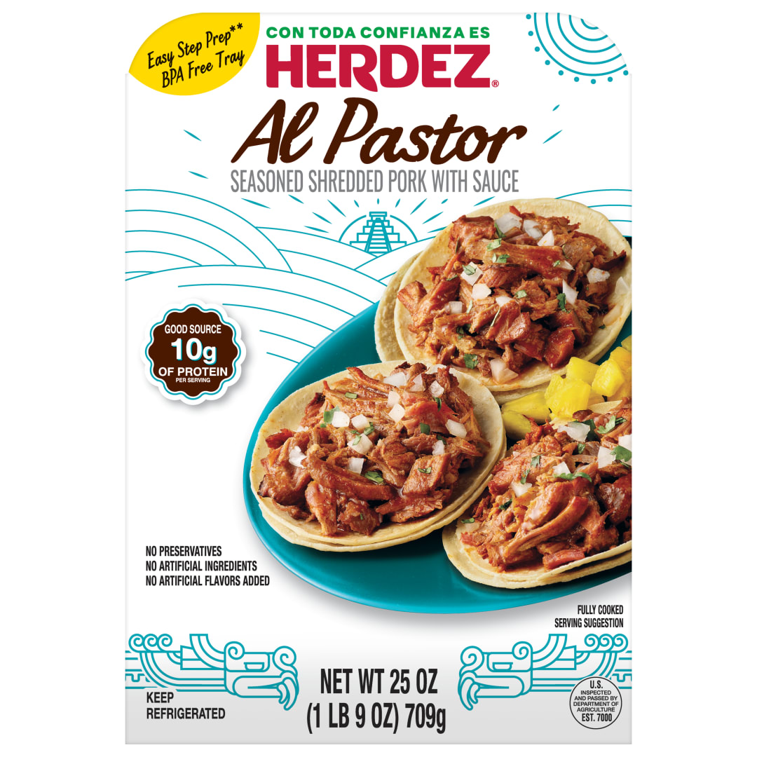 HERDEZ Fully Cooked Entree Pork AL PASTOR 25OZ