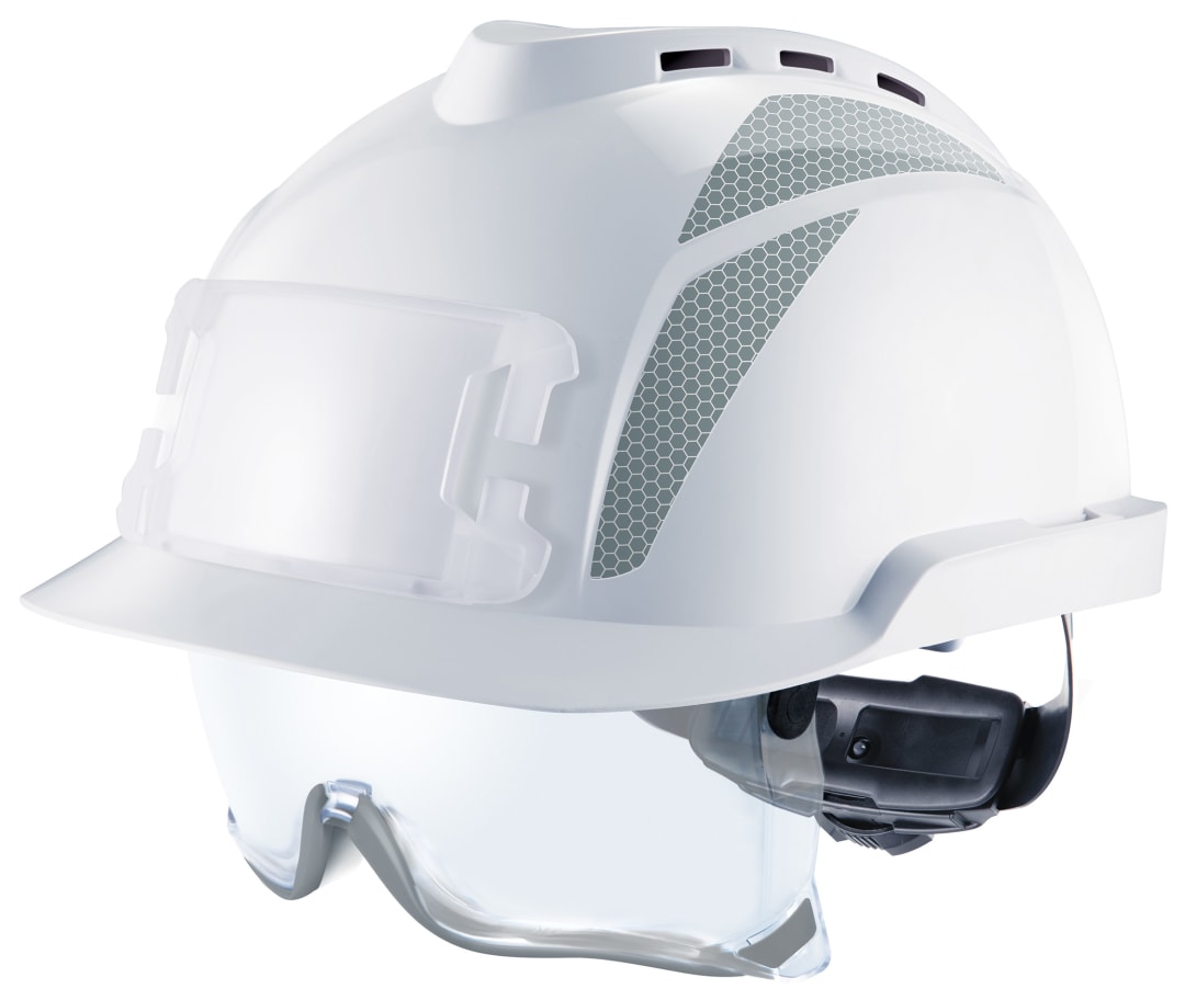 V-Gard® 930 Vented Safety Helmet with Integrated Over Spectacles