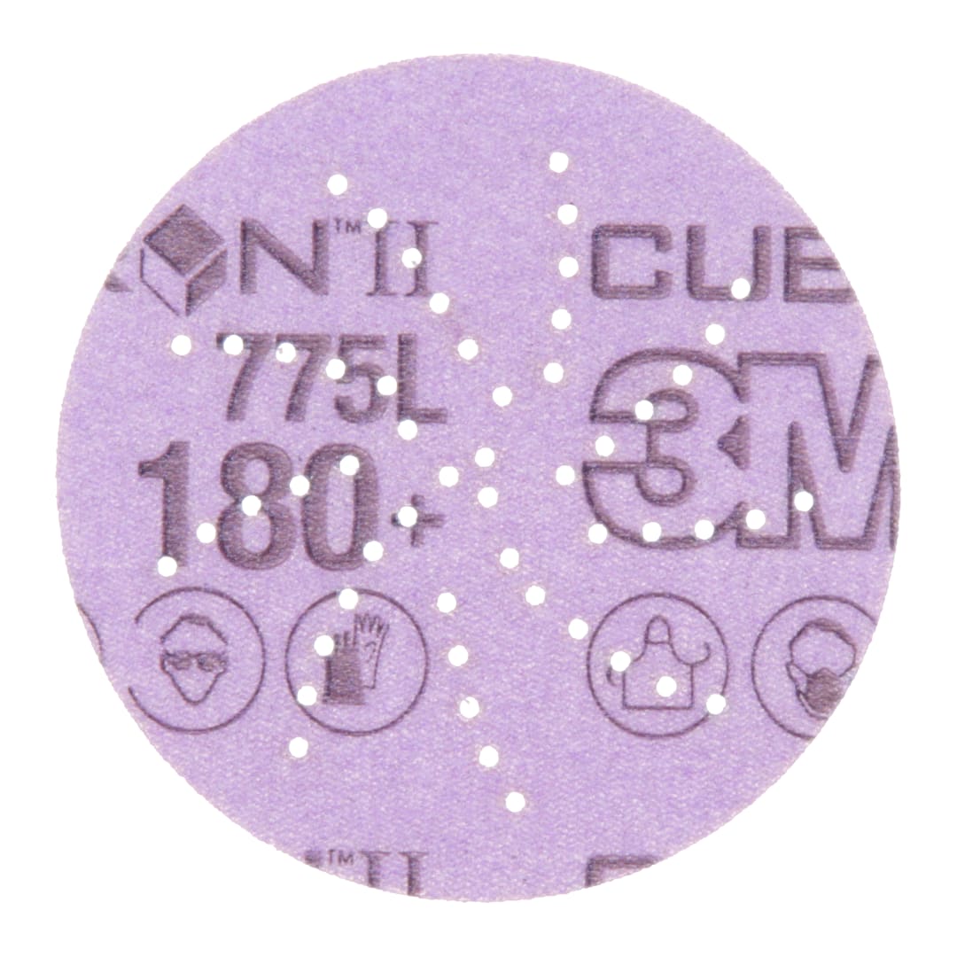 3M Xtract™ Cubitron™ II Film Disc 775L, 180+, 3 in, Die 300DS, 50/Carton, 250 ea/Case